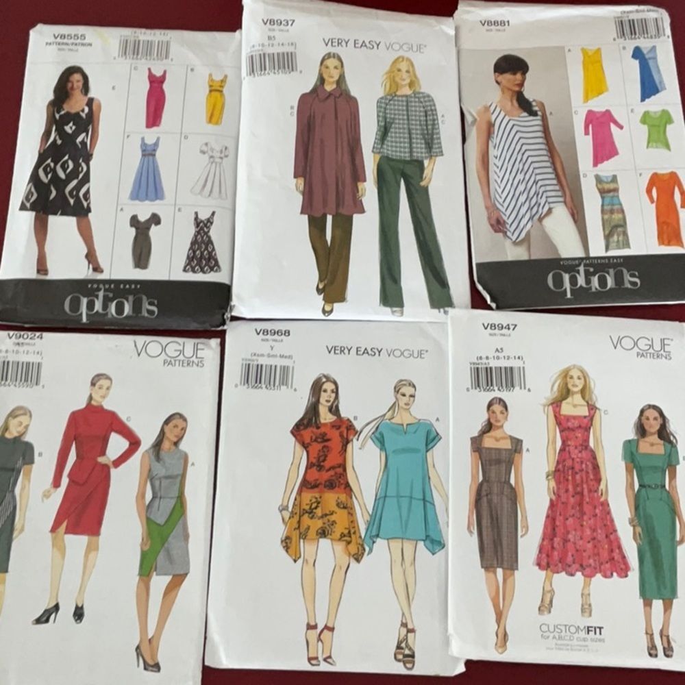 Vogue Sewing Patterns Bundle 2004, 2009, 2013, & 2014 16 Total - Picture 3 of 4